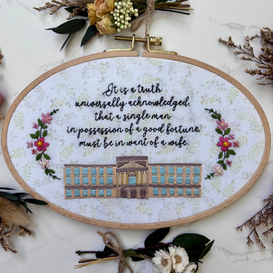 Pemberley | Pride & Prejudice Embroidery